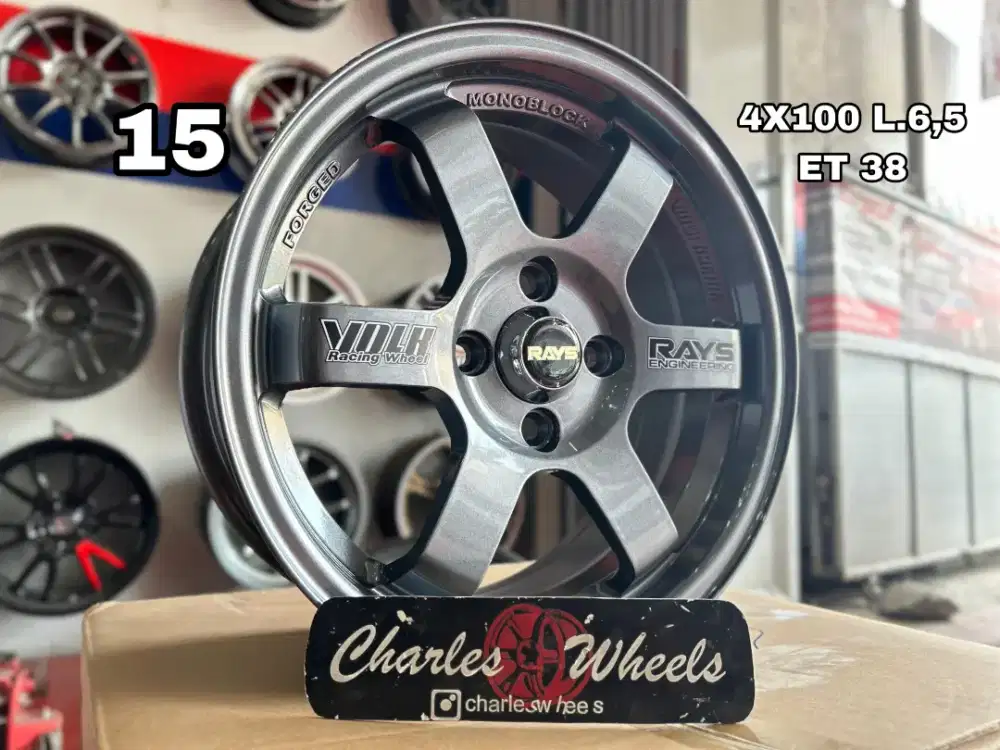 VELG TE37 RING 15 GREY