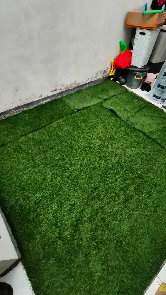 JUAL RUMPUT SINTETIS BEKAS SEPERTI BARU