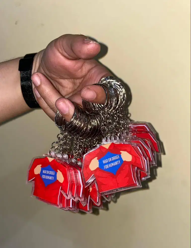 GANTUNGAN KUNCI AKRILIK 2 SISI