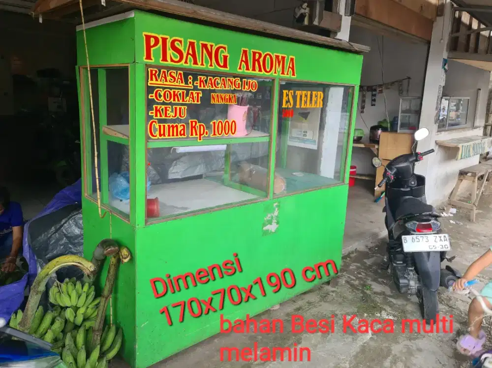 Gerobak dagang outlet