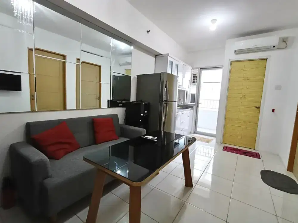 SEWA 2 BEDROOM FURNIS LENGKAP MINIMALIS APARTEMEN EDUCITY