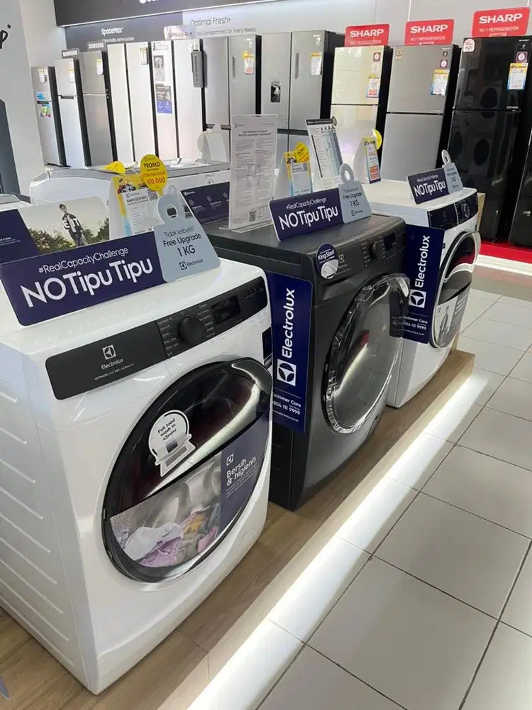 Frontload,top load,2 tabung