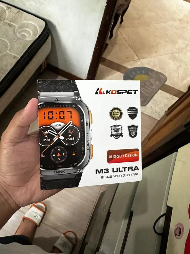Smartwatch jam tangan pintar Kospet M3 Ultra