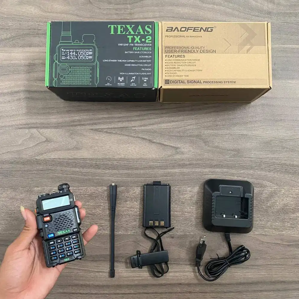 HT Baofeng UV-5R & Texas TX-2 HT Dualband