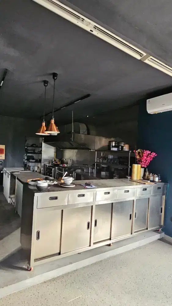 DIJUAL KITCHEN SET STAINLESS STEEL PROFESIONAL KITCHEN