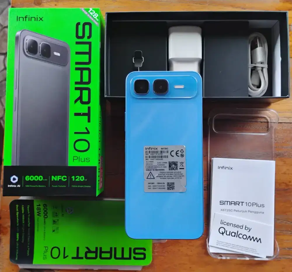 INFINIX SMART 10 PLUS - RAM 8/128 GB || FULLSET ORIGINAL