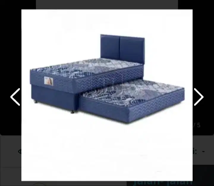 Kasur springbed 2 in 1