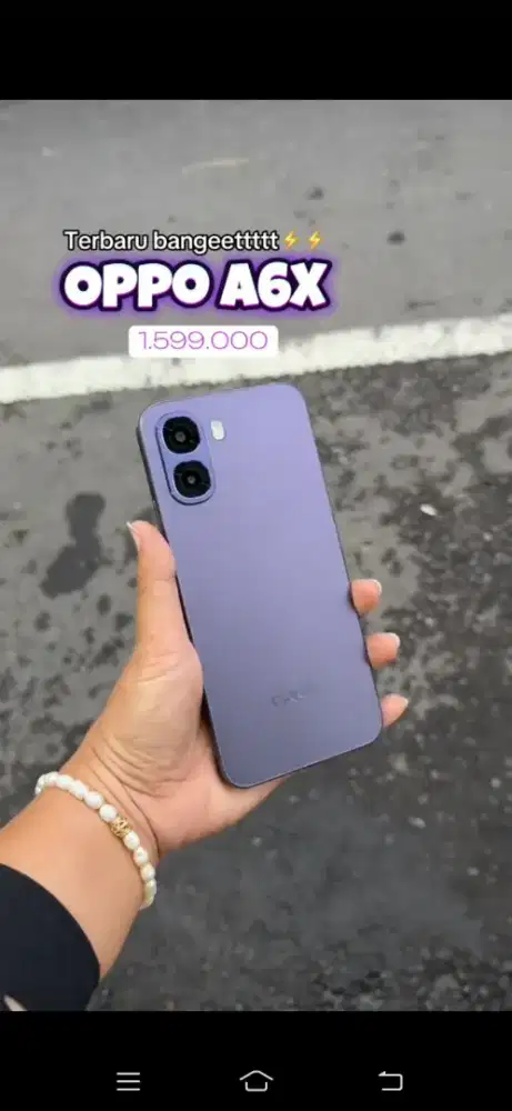 Oppo A6X ram 4/128gb