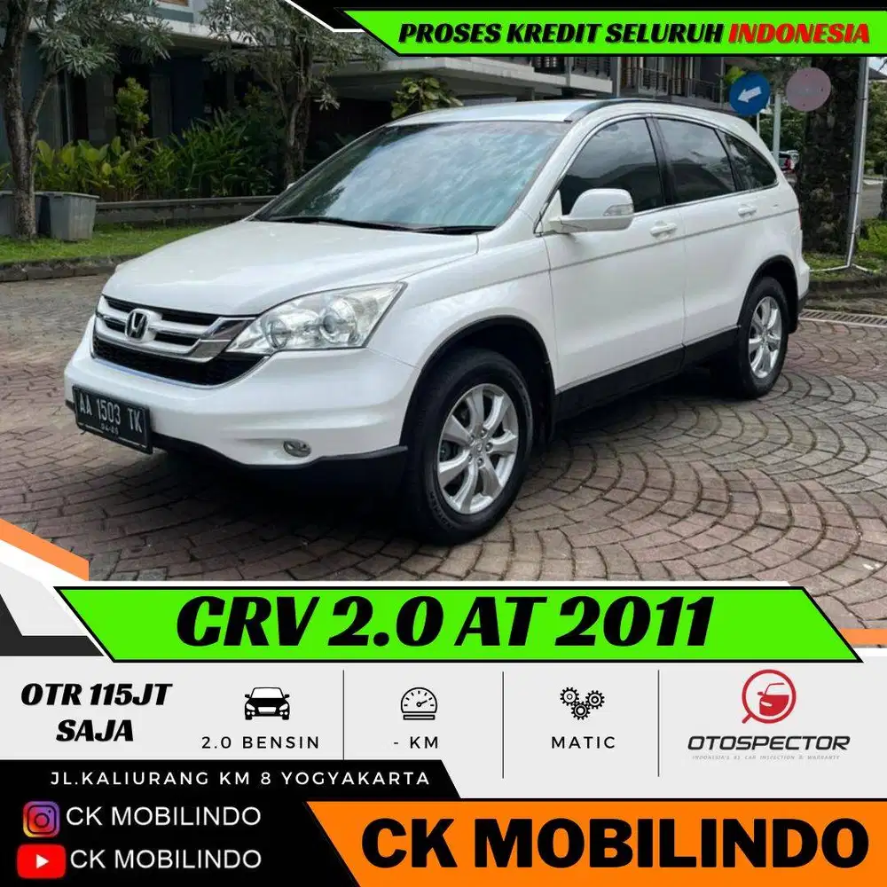 (Dp10jt) All New CRV Matic 2011 Plat AA ORISINIL Kredit Murah