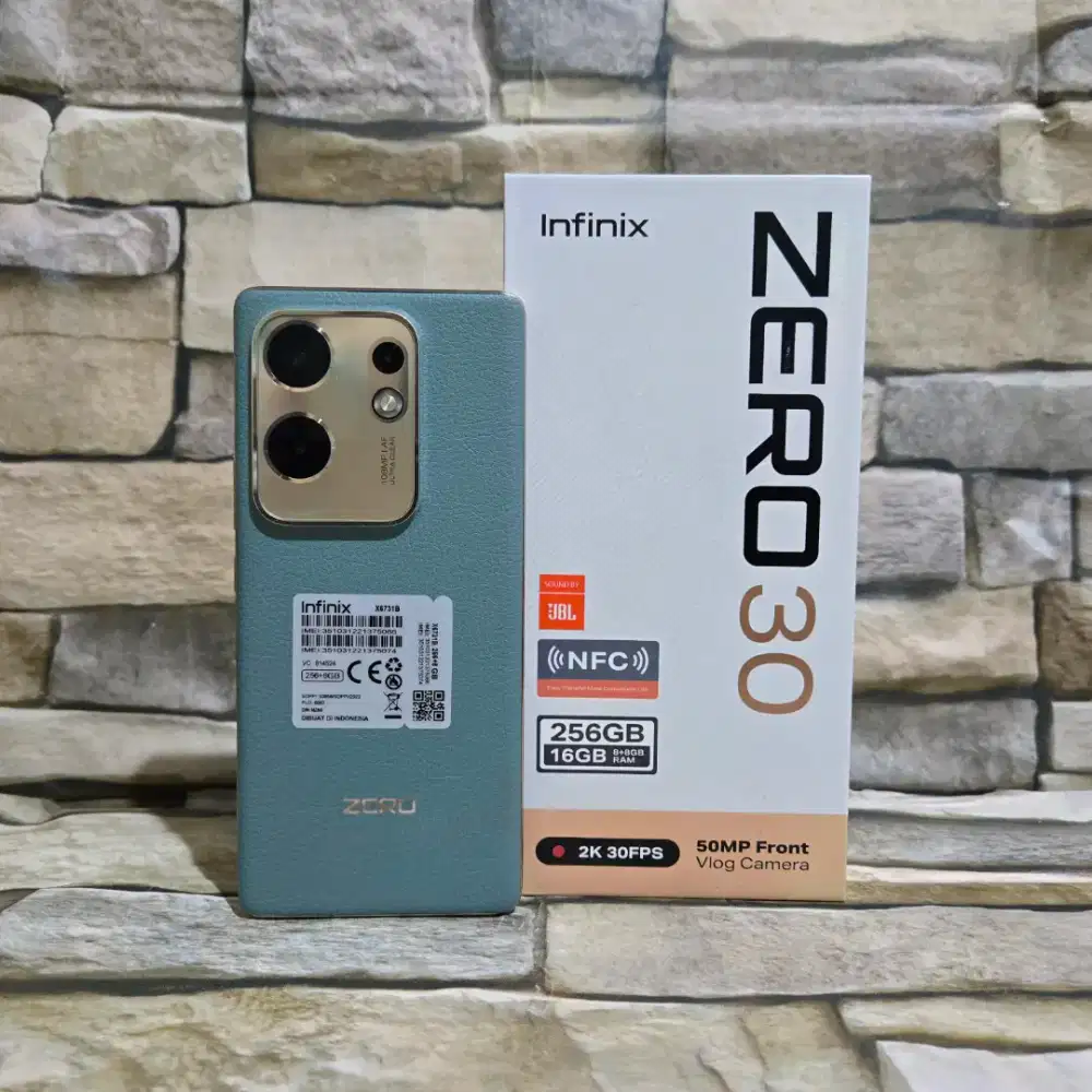 Infinix Zero 30 4G 8/256 Fulset segel mulus 95%