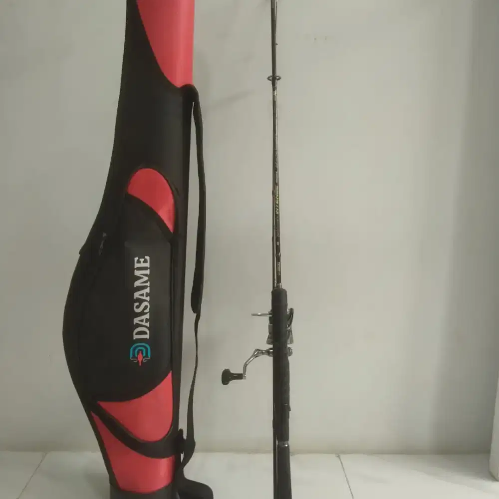 Joran Daido intens & reel + tas pancing