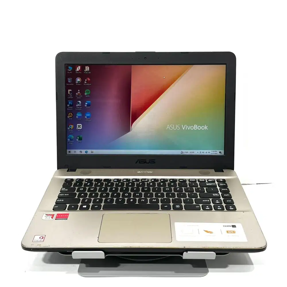 asus vivobook x441ba sekolah kuliah amd a4-9125 ram 8gb ssd 256 hdd500