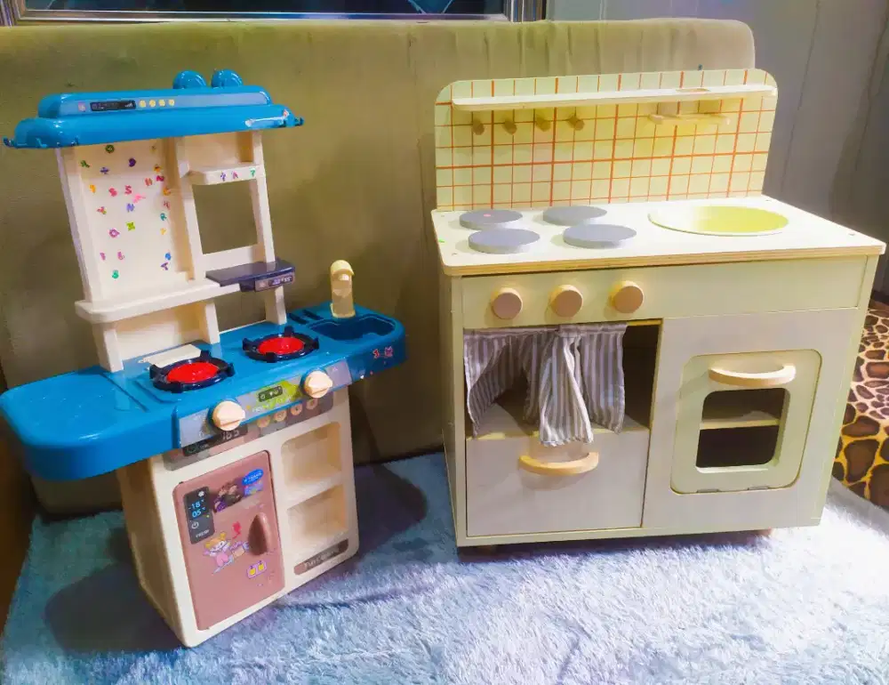 Jual mainan malotoys wooden kitchen set nordic anak murmer aja