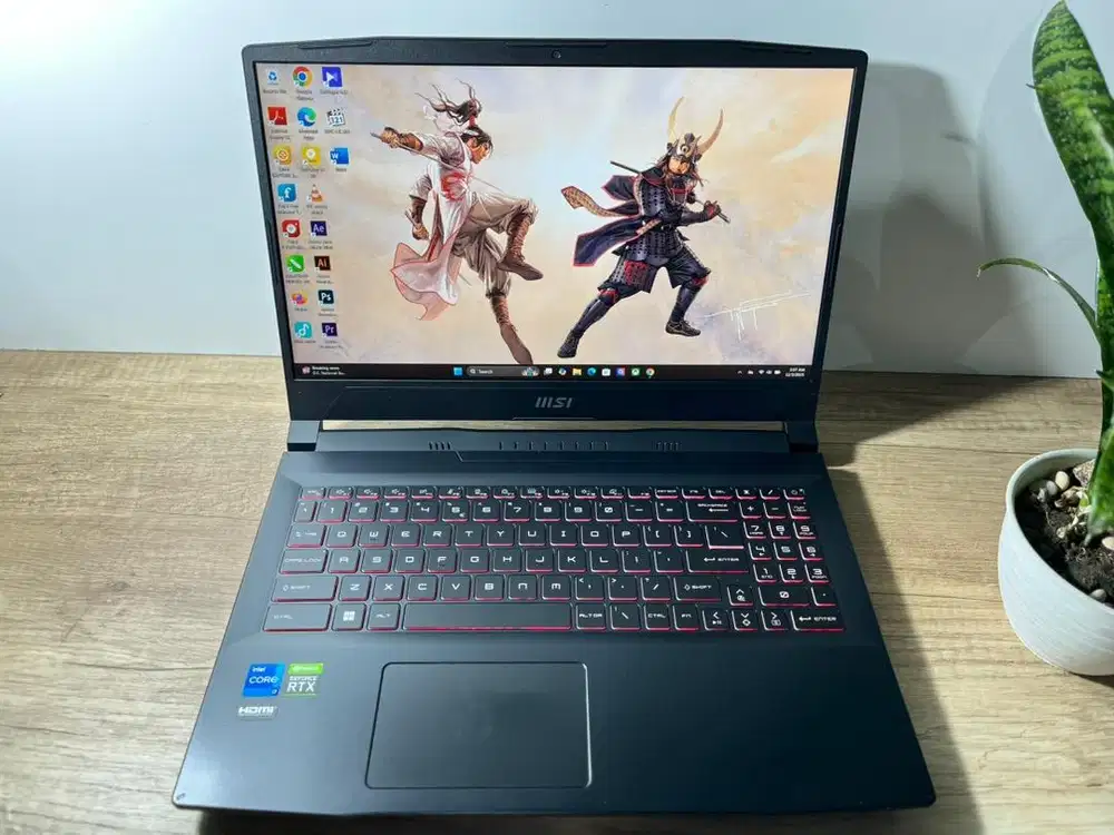 Laptop msi katana gf66 core i7 gen12 nvidia rtx3050 8gb 512gb