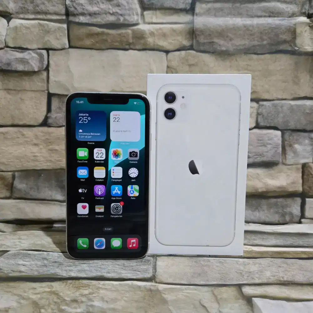 Iphone 11 64Gb Resmi ibox BH 78% Fulset segel mulus 90%