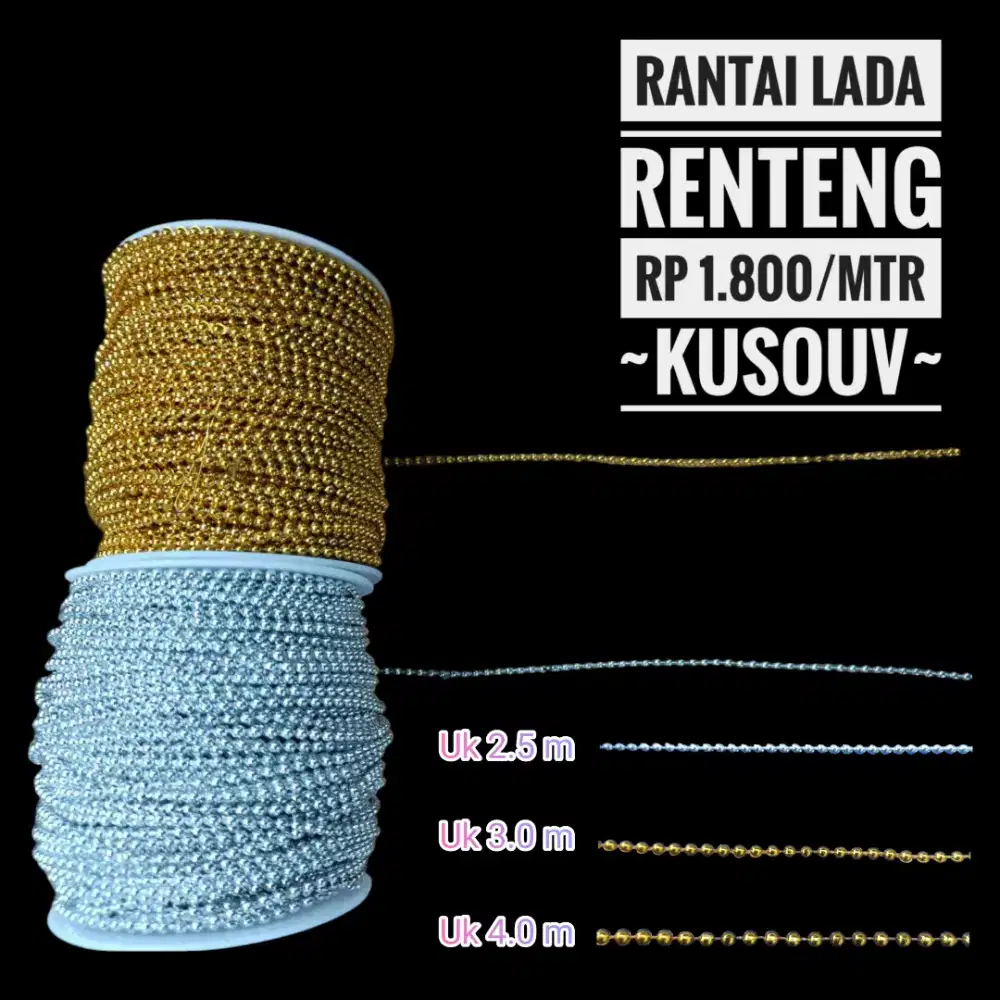 Parel/Mote/Monte Lada Renteng/Mutiara Tali Rantai