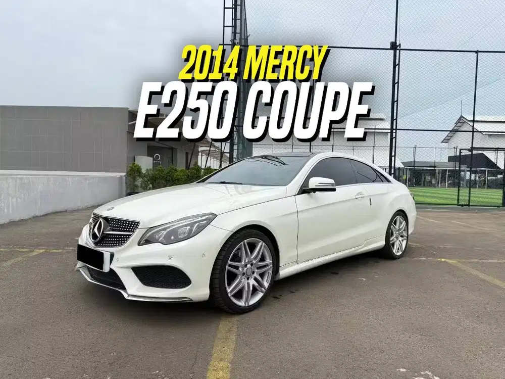 Mercedes Benz E250 Coupe AMG 2014 NIK 2013 White Red Putih Mercy E 250