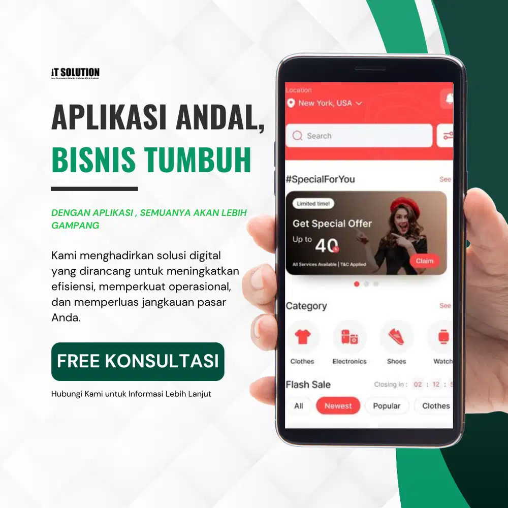 Custom Aplikasi Marketplace Bantu Perluas Pasar