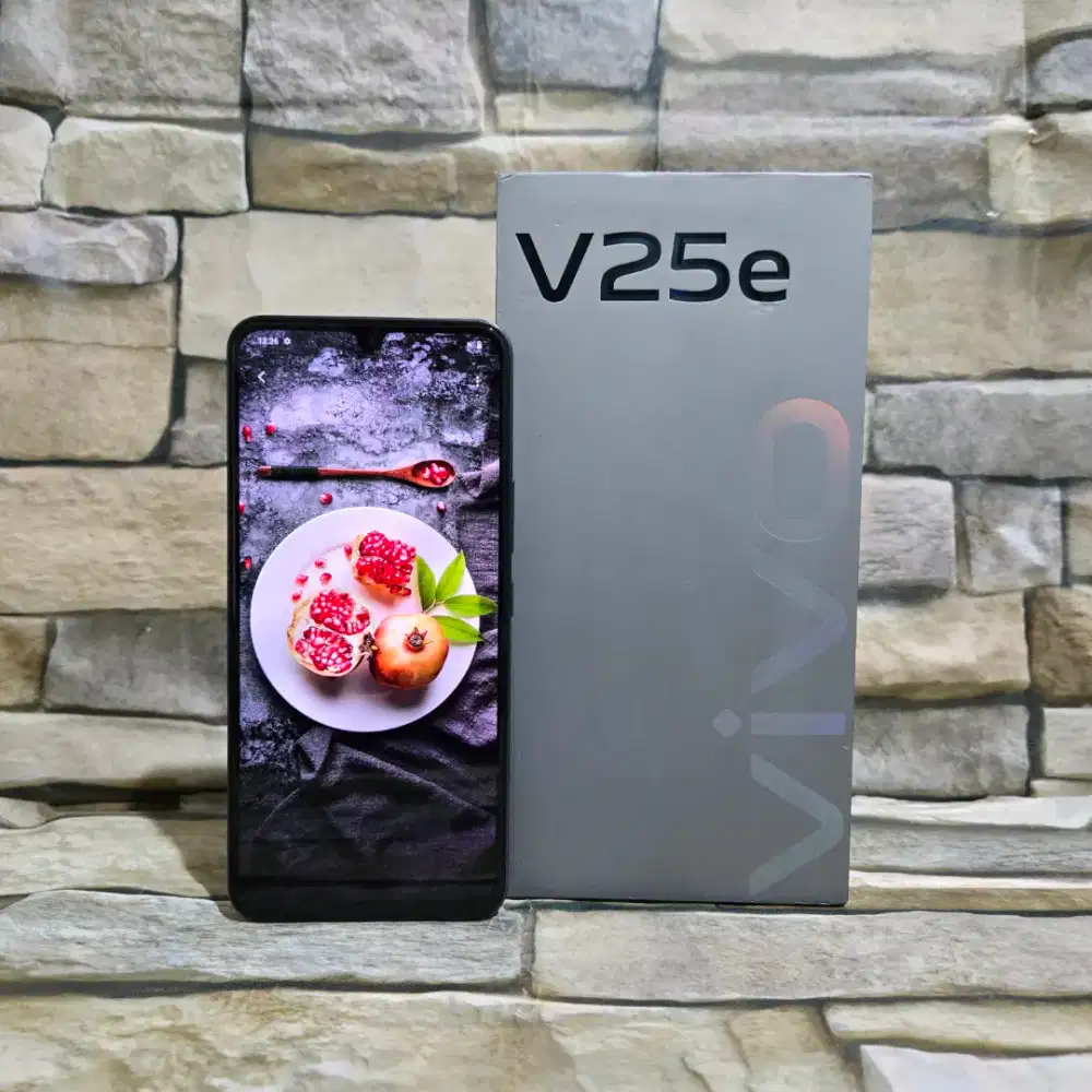 Vivo V25e 8/128 4G Black Fulset segel mulus 95%