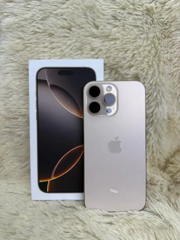 IPhone 16 Pro Max 256Gb Deserttitanium Garansi April 2026 #3Gcom