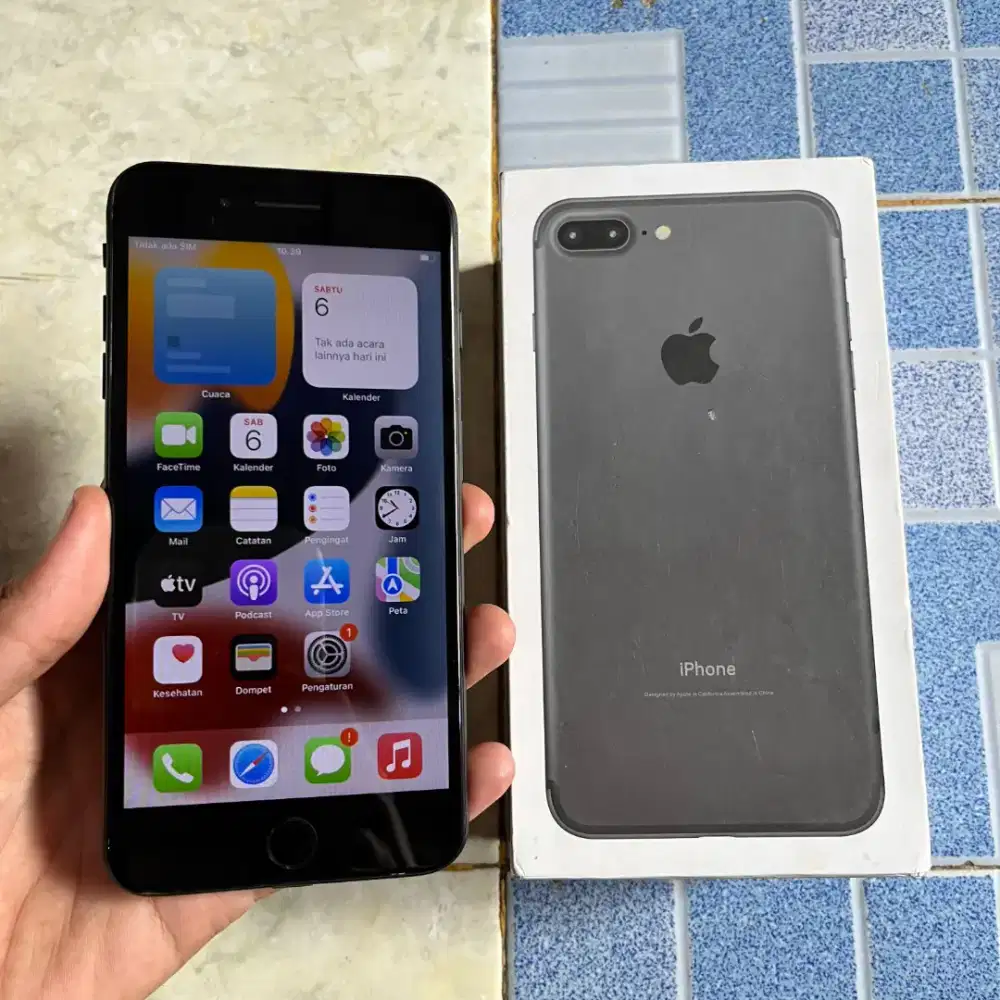 iPhone 7 Plus Blackmatte 256GB Inter Imei Permanen