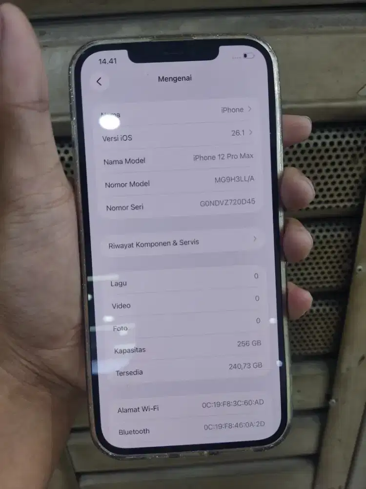 Ip 12 promax 256 beacukai fullset