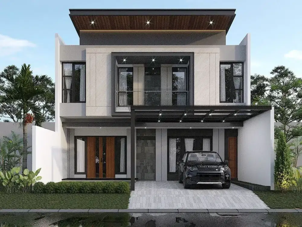 Rumah Modern Minimalist, Dekat Gwalk, Citraland, Surabaya