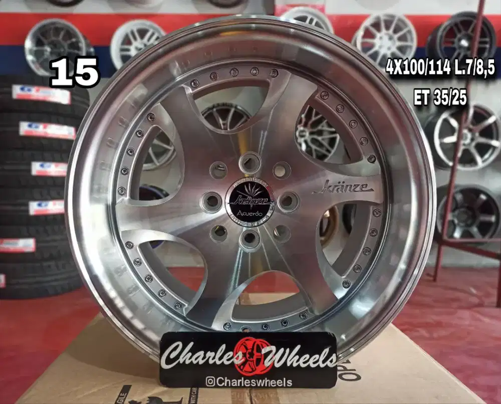 VELG KRANZE BAZERIA R15 MURAH