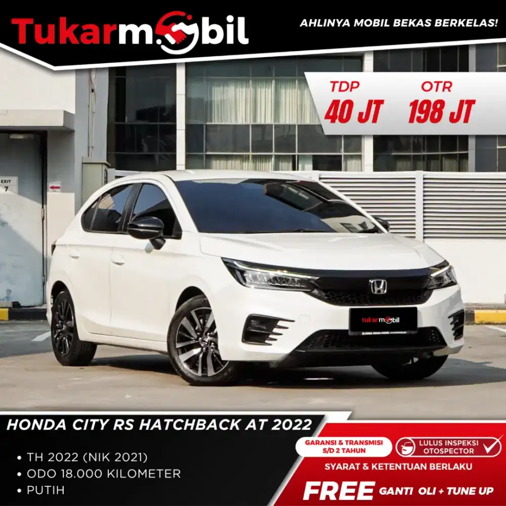 HONDA CITY HB 1.5 RS at tahun 2021