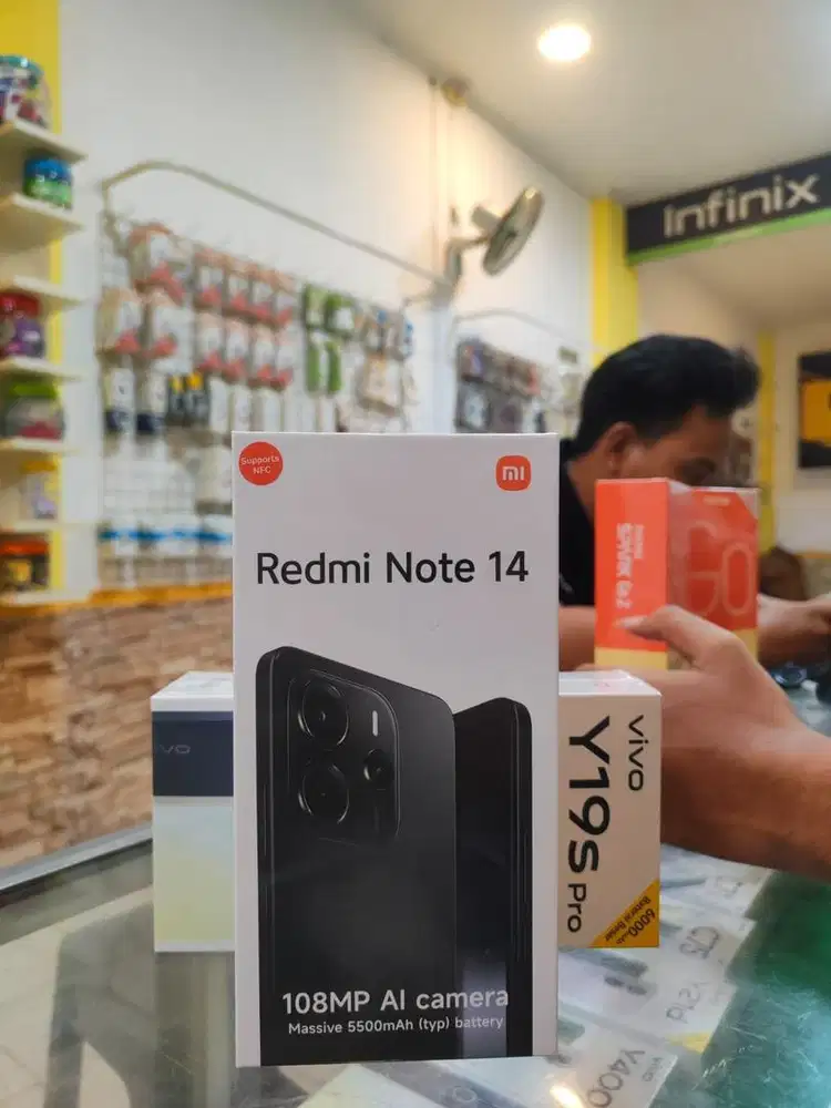 Note 14 8/128 Promo+ bonus cash & credit garansi resmi