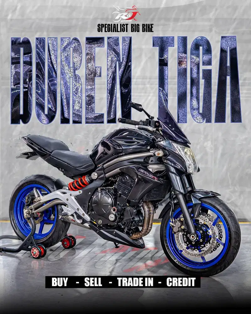 Kawasaki ER6N ER6 Ninja 650 Nik 2012 Km 12.000an Full Paper