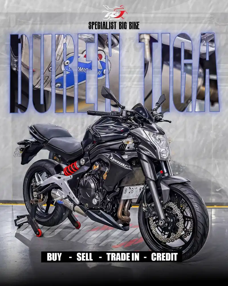 Kawasaki ER6N ER6 Ninja 650 Knalpot Termignoni Nik 2012 Km 31.000an