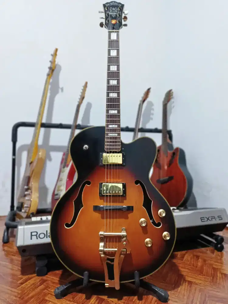 Gitar elektrik gitar hollowbody washburn epiphone gibson fender Ibanez