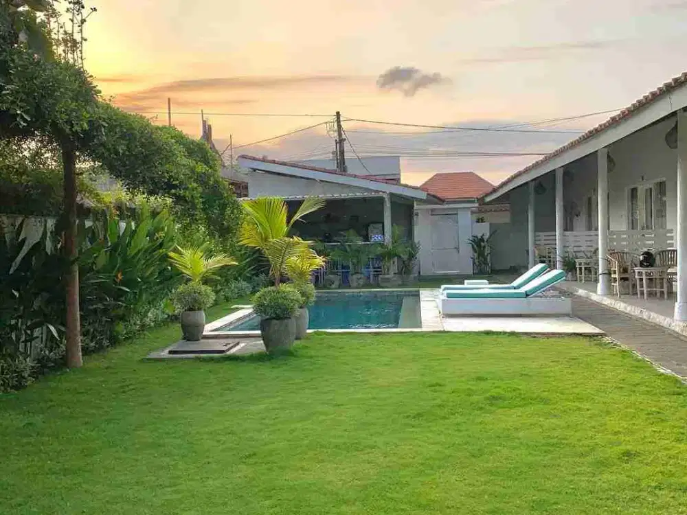 guesthouse Canggu Dekat pantai Batu bolong SHM IMB fully furnished strategis
