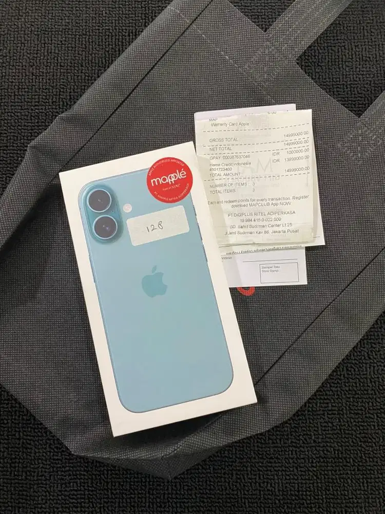 iPhone 16 128GB iBox masih segel JUAL RUGI