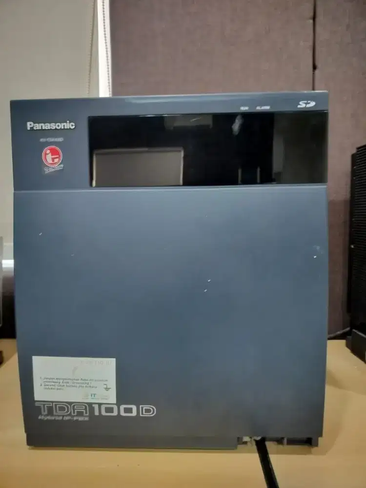 Dijual
‎PABX Panasonic TDA 100 D Bekas