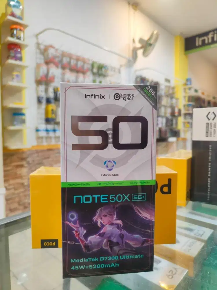 Infinix note 50X 8/256 Promo+ bonus cash & credit garansi resmi
