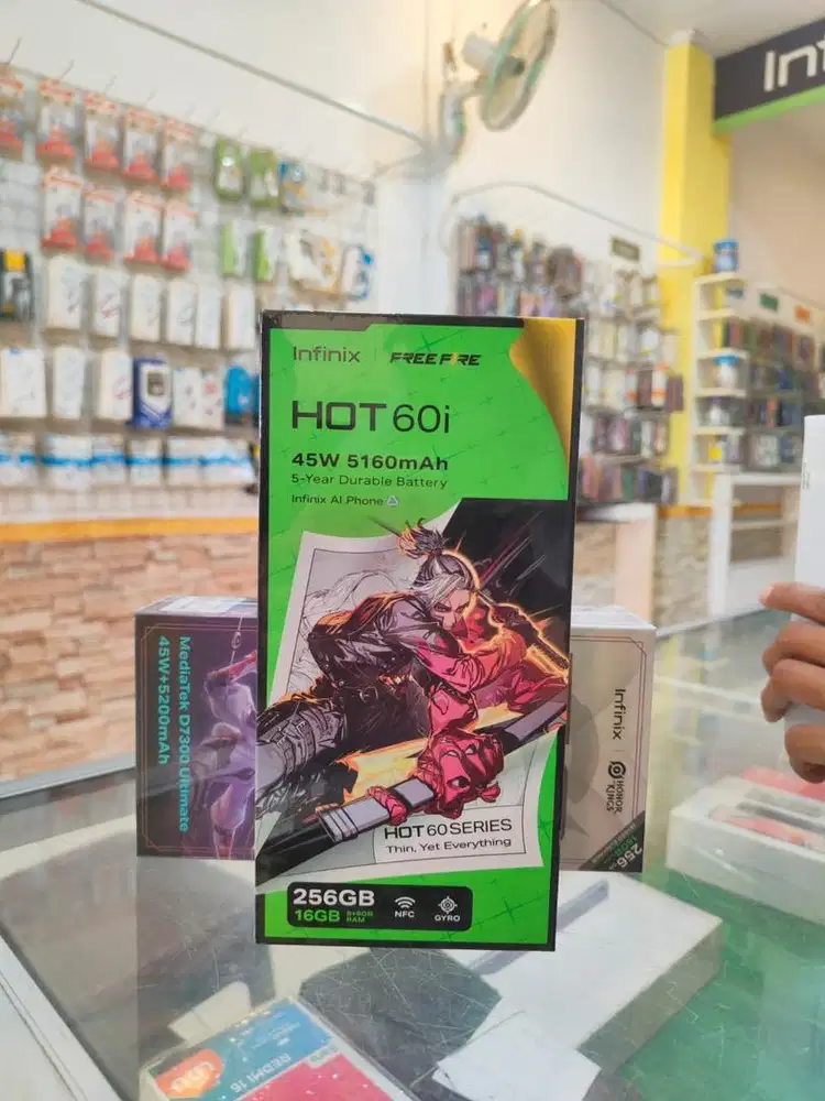 Infinix Hot 60i 8/256 Promo+ bonus cash & credit garansi resmi