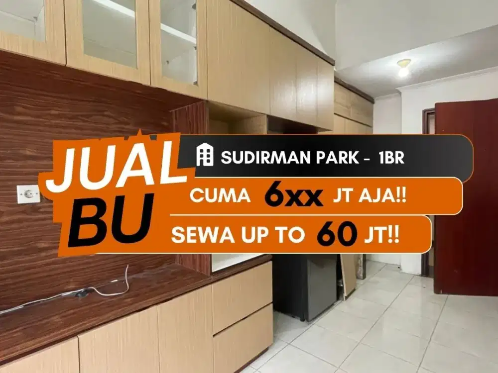 Jual Apartemen Sudirman Park 1 Bedroom Full Furnished dekat Thamrin Sudirman dan Universitas LSPR