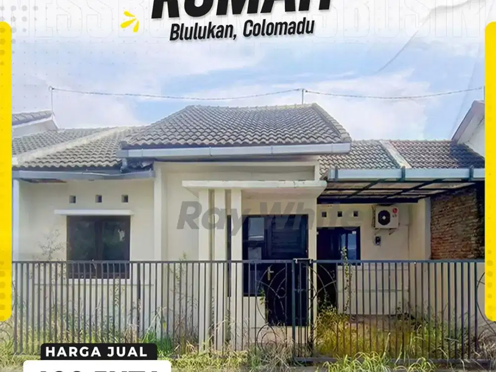 Rumah Siap huni 3 Kamar Dijual di Blulukan Colomadu dekat bandara Solo