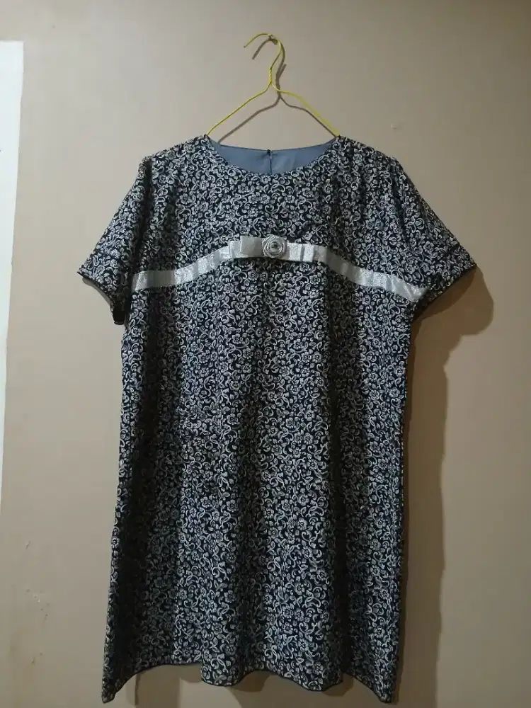 PRELOVED: Mini Dress Motif Paisley Floral