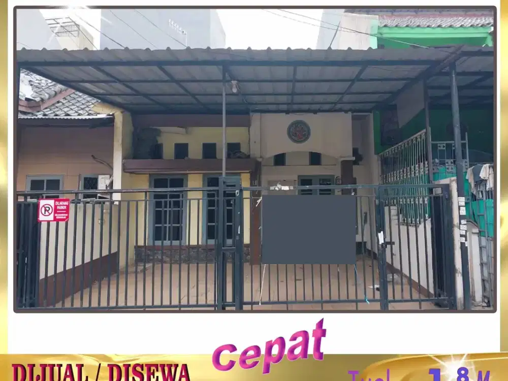 DIJUAL/DISEWA RUMAH 1 1/2 Lantai di Citra Garden 3 JakBar - AP
