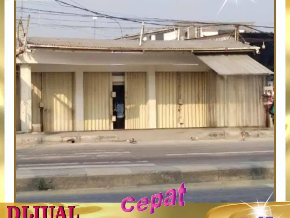 DIJUAL Tanah 210m2 & Bangunan Komersil di Serang Banten - FN