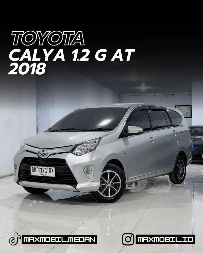 [ODO 69RB‼️] TOYOTA CALYA 1.2 G AT 2018 pemakaian 2019