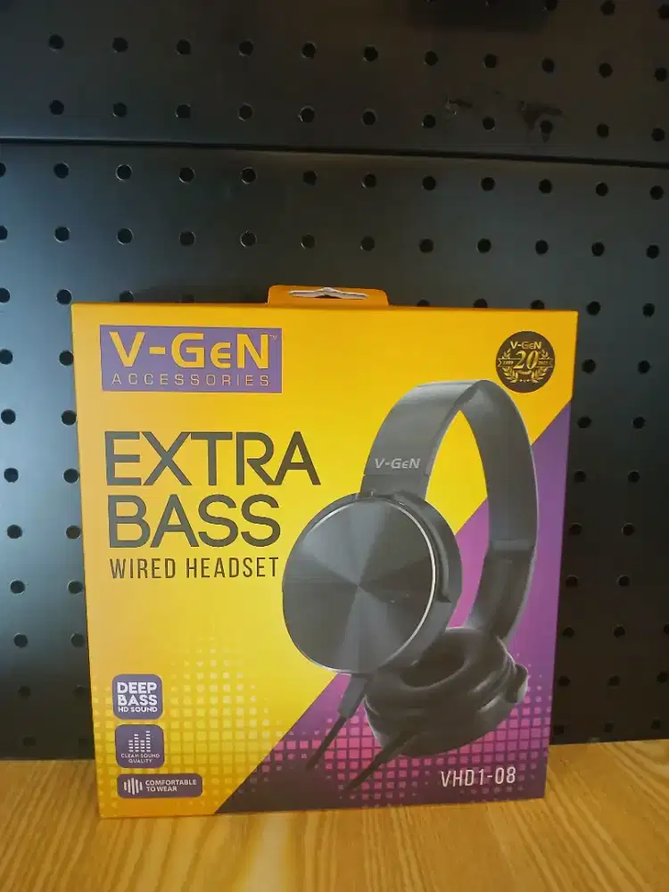 V-GeN VHD1-08 - Wired Extra Bass HD Sound Headphone