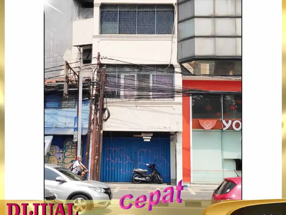 DIJUAL RUKO 4 Lantai di Jl Suryopranoto Petojo - Jakarta Pusat - DO