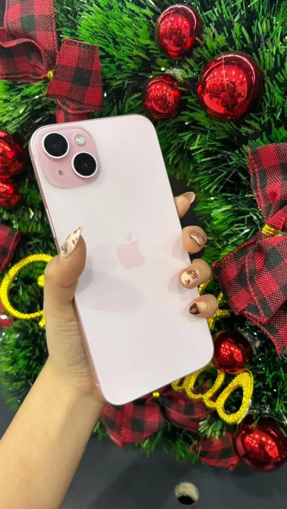 IPHONE 15PLUS 128 PINK/BLACK EX RESMI INDO