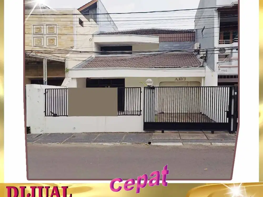 DIJUAL RUMAH 2 Lantai Siap Huni di Taman Aries Utama Meruya JakBar -AR