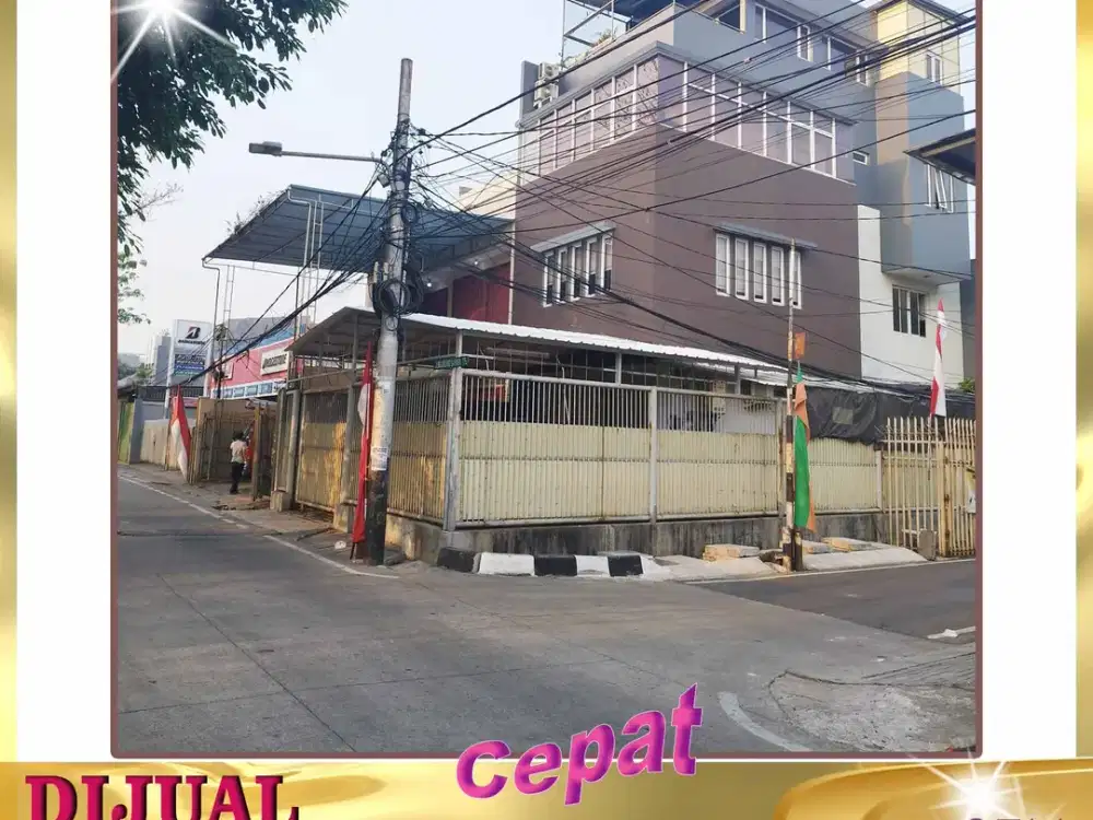 DIJUAL RUMAH 4 Lantai Siap Huni di Gunung Sahari (Hoek) Kemayoran - AR