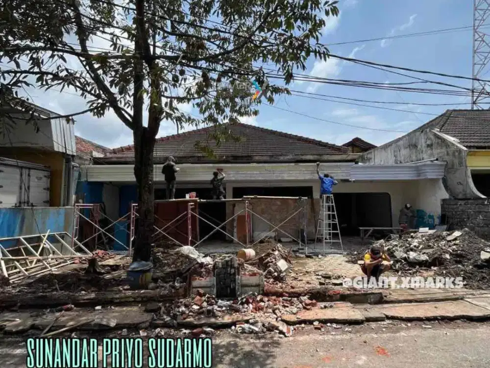 Rumah Plus Gudang dekat jalan poros Sunandar Priyo Sudarmo Purwantoro Blimbing Malang